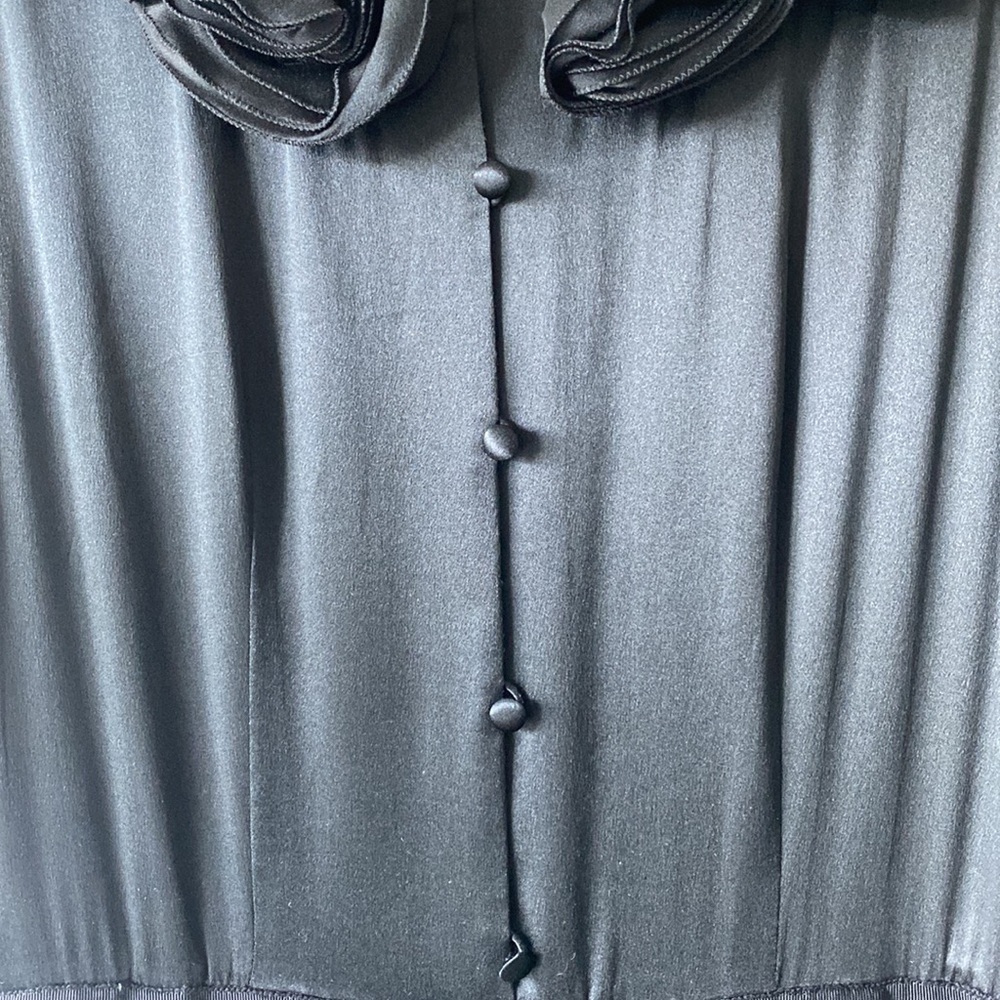 MAGASCHONI Collection Black Dress Silk - Picture 6 of 12